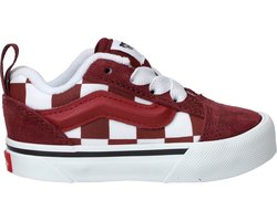 Vans Knu Skool elastic lace Sneakers - Jongens - Rood