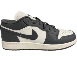 AIR JORDAN 1 LOW UNISEX - Sneakers laag - white/black/iron grey”Maat 40