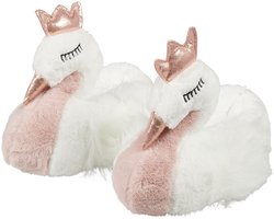 Apollo pantoffels zwaan - wit- kinderen - sloffen - anti-slip - Dierenpantoffels/dierensloffen - maat 37-38