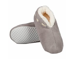 Apollo Spaanse sloffen/pantoffels - voor peuters - grijs - maat 31-32 - warme winter sloffen