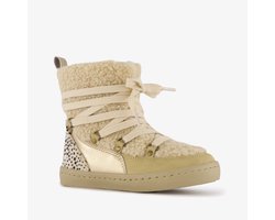 Blue Box gevoerde meisjes teddy boots beige - Maat 22