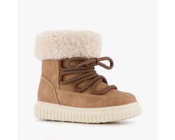Blue Box gevoerde meisjes teddy veterboots bruin - Maat 20