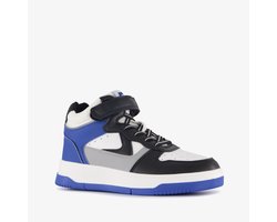 Blue Box hoge jongens sneakers blauw wit - Maat 31 - Uitneembare zool