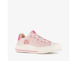 Blue Box hoge meisjes sneakers met glitters roze - Maat 28