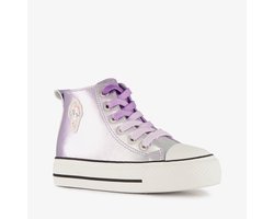 Blue Box hoge meisjes sneakers metallic paars - Maat 27
