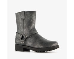 Blue Box meisjes biker boots zilver - Maat 34