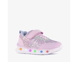 Blue Box meisjes sneakers met lichtjes en glitters paars - Maat 29