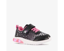 Blue Box meisjes sneakers met lichtjes zwart roze - Maat 28