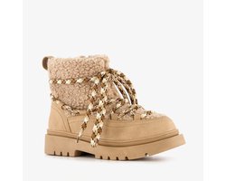 Blue Box meisjes teddy boots beige - Maat 30