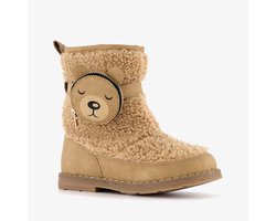 Blue Box meisjes teddy laarsjes met ritszakje bruin - Maat 23