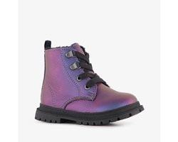 Blue Box meisjes veterboots roze paars - Maat 25 - Uitneembare zool