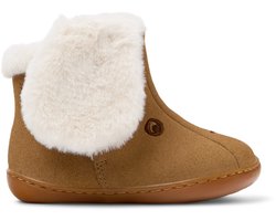 Camper Bruin leren enkellaarsjes