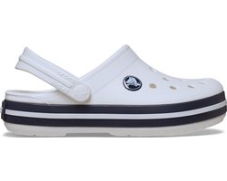Crocs - Crocband Clogs Toddler White/Navy - Maat 25-26