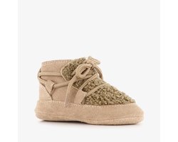 Groot babyschoenen met veters beige - Maat 20 - In cadeauverpakking