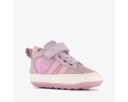 Groot leren babyschoenen paars roze - Maat 18 - Uitneembare zool - In cadeauverpakking