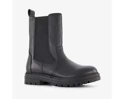 Groot leren meisjes Chelsea boots zwart - Maat 33