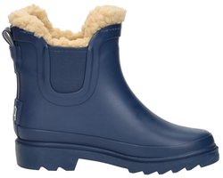 KEQ Chelsea Rainboots Fur Kinderlaarzen - Blauw - Maat 21/22