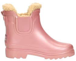 KEQ Chelsea Rainboots Fur Kinderlaarzen - Roze - Maat 31/32