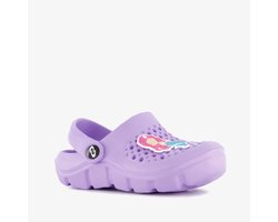 Kinder klompen paars met zeemeermin - Maat 23