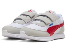 PUMA Puma R78 Lightwind V PS Unisex Sneakers - Cool Light Gray-Dark Crimson-PUMA White