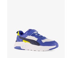 Puma Trinity 2 LT AC+ kinder sneakers blauw wit - Maat 28 - Uitneembare zool