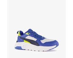 Puma Trinity 2 LT JR sneakers blauw wit - Maat 37 - Uitneembare zool