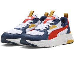 PUMA Trinity Lite Jr Unisex Sneakers - PUMA White-Fierce Red-Persian Blue