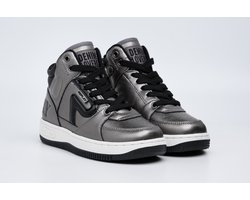 Replay - Epic Jr 18 - Meisjes - Hoge Sneaker - Donkere zilverkleur - Maat 34