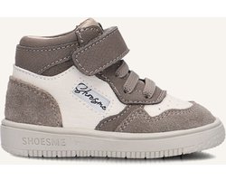 Shoesme Bn25w008 Sneakers Unisex - Leren Sneaker - Grijs - Maat 22