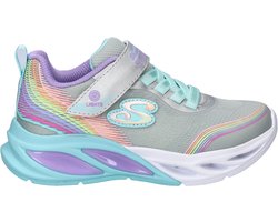 Skechers Cosmic Glow Rainbow Beam Sneakers - Meisjes - Blauw - Maat:32