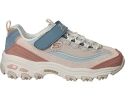 Skechers D'Lites Sneakers - Meisjes - Beige - Maat:38