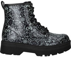Skechers Gravlen Hi Veterboots - Meisjes - Zwart - Maat:36