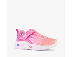 Skechers S-Lights: Sola Glow meisjes sneakers met lichtjes roze - Maat 31 - Uitneembare zool