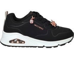 Skechers Uno Gen 1 Trendy Jewels Sneakers - Meisjes - Zwart - Maat:39
