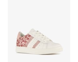 Stap sneakers meisjes met roze hartjes - Maat 25