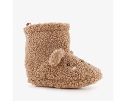 Thu!s beertjes pantoffels met antislipzool bruin - Maat 26/27 - Sloffen