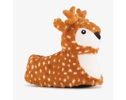 Thu!s kinder pantoffels hert bruin - Maat 34 - Sloffen