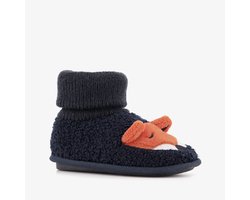 Thu!s kinder pantoffels met een vosje blauw - Maat 27/28 - Sloffen