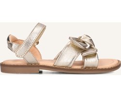 Ton & Ton Meisjes Platte sandalen - Noomi - Goudkleurig - Leatherlook - - Maat 34