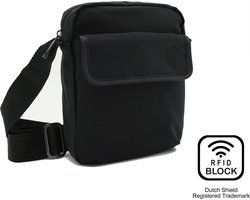 Anti Skim Paspoort Schoudertas - Nektasje Heren / Dames - Crossbody Tas - Anti-diefstal RFID Signaal Blokkering - Travel Wallet