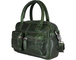 Arrigo Klein Tasje Dames - Schoudertasje - Mini Westernbag - Leer - Groen