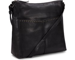 Bag2Bag - Lahti - Schoudertas - Shopper - Leer - Zwart - Black