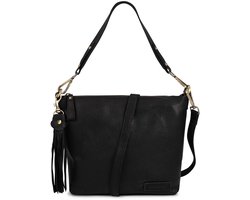 Bag2Bag Leren Schoudertas Dames Minto Black