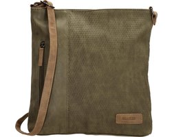 Beagles Brunete Crossbody Schoudertas - Dames Tas - Olijfgroen