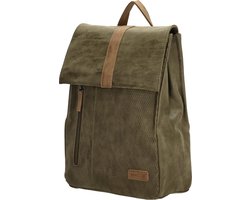 Beagles Brunete Rugzak - Verstelbare schouderbanden - Rugtas met zes Opbergvakken - Olijfgroen