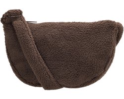 Beagles Lugo Schoudertas - Crossbody - Crossover - Teddy - Dames Tas - Donkerbruin