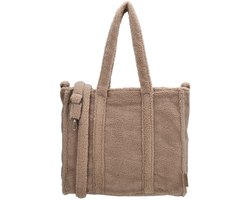 Beagles Lugo Schoudertas - Shopper - Crossbody - Teddy - Dames Tas - Taupe