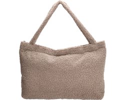 Beagles Malaga Crossbody Telefoontasje met Trendy Schouderband - Dames Tas - Lichttaupe.