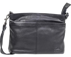 Bear Design Ashley Leren Schoudertas - Zwart