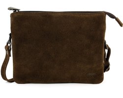 Bear Design Marthe Suede Leren Schoudertas - Bruin
